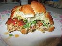 Chicken Sandwich On A Pretzel Roll 3.jpg